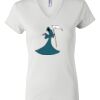 Women's Short Sleeve V-Neck T-Shirt Thumbnail